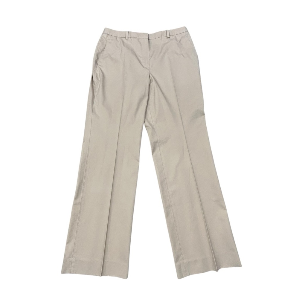 Brooks Brothers 346 Advantage Women's Wide Leg Cotton Pants - Tan Size 12 x 31